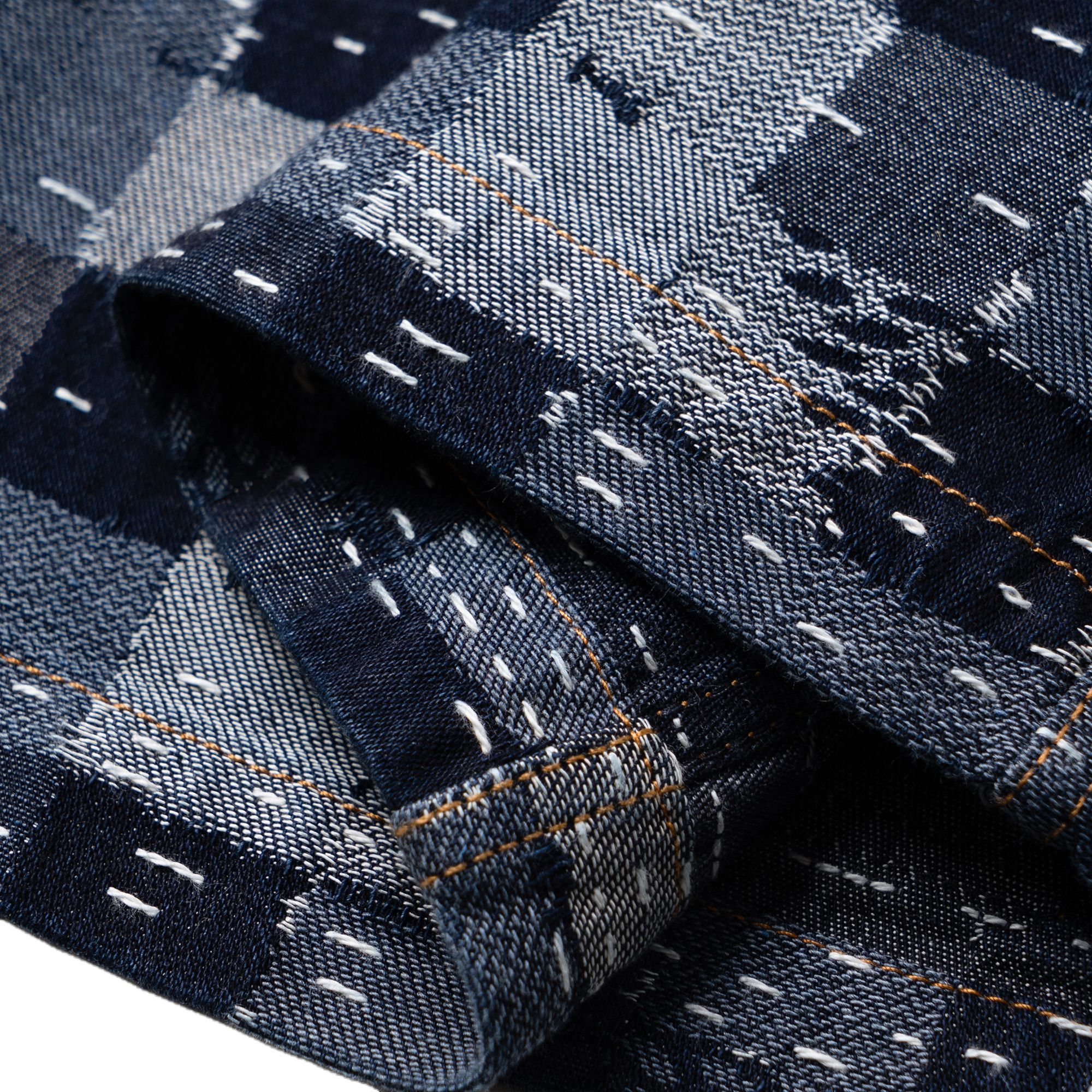 Мужская куртка Louis Vuitton x Nigo (коричневая) — фото 8