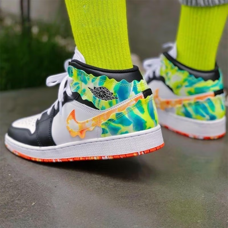 Jordan Air Jordan 1 Mid SE "Drip" GS
