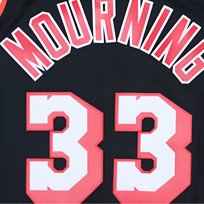 Mitchell Ness «NBA Miami Heat 96 Alonzo Mourning» authentic jersey