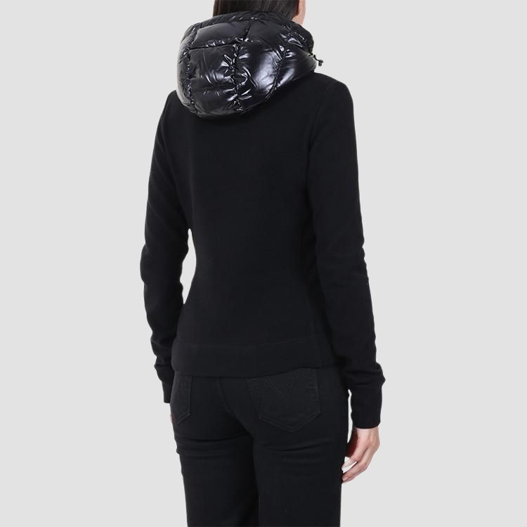Женская куртка Moncler Grenoble Maglia (черная) — фото 4
