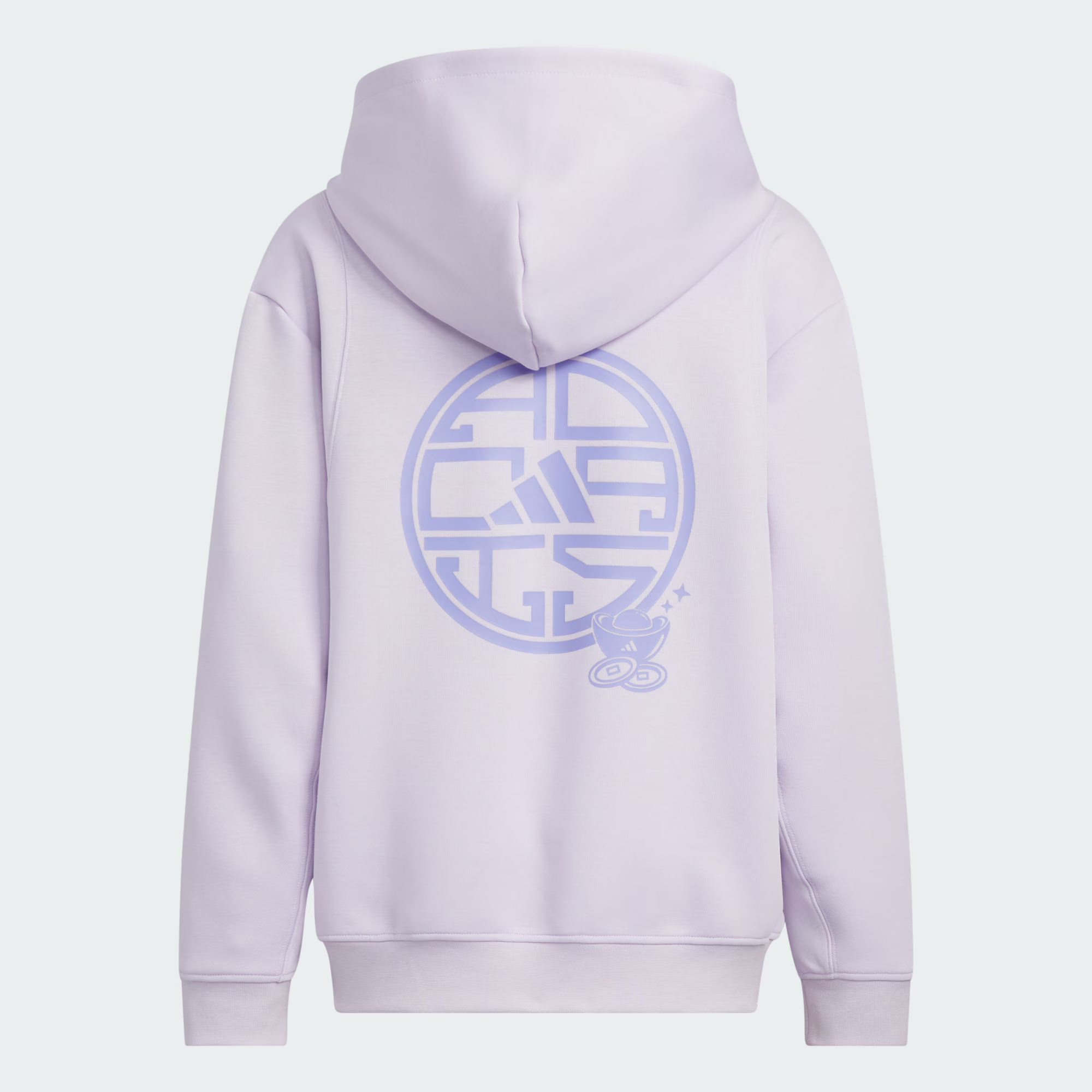 Женский костюм adidas JK KN FZHD SET (синий) — фото 3