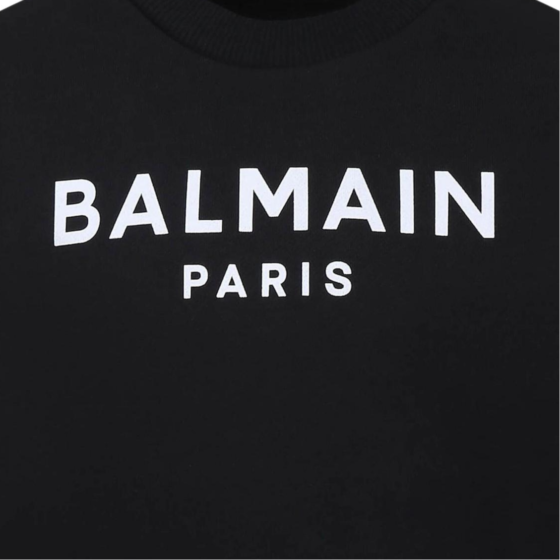 Детский свитшот BALMAIN Logo (черный) — фото 3