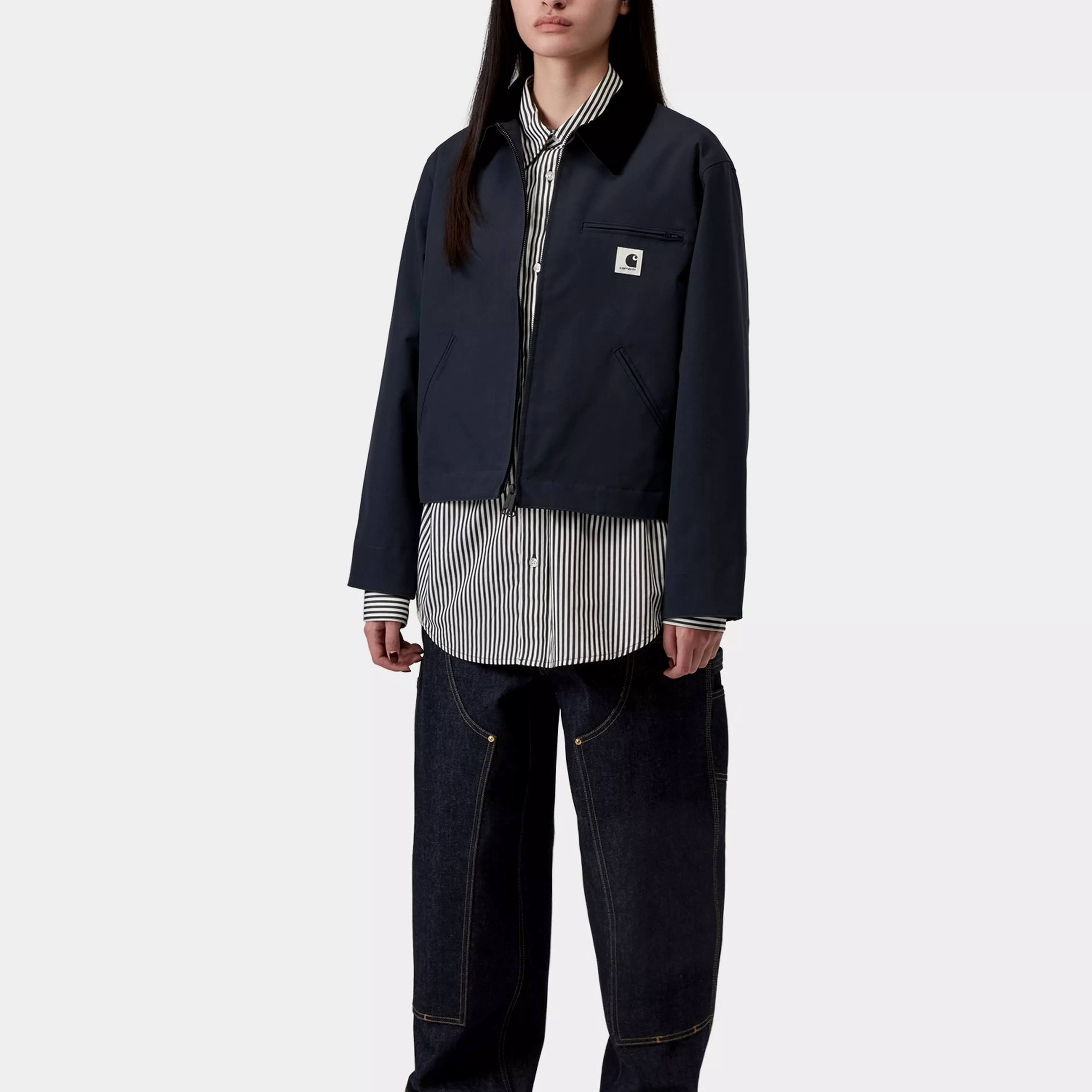 Женская куртка Carhartt WIP SS26 W' Newkirk Summer Jacket (синий) — фото 5
