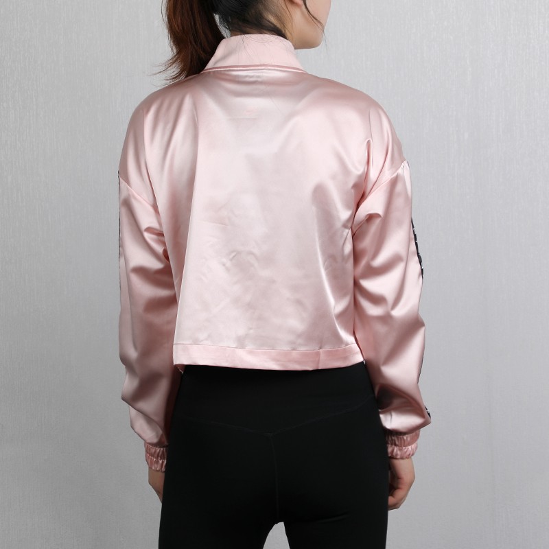 Женская куртка Nike Air Trk Jkt Satin (розовая) — фото 7