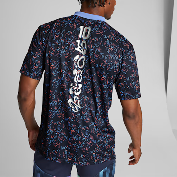 PUMA CORE HERITAGE Soccer Jerseys Men’s Black Blue Moderate