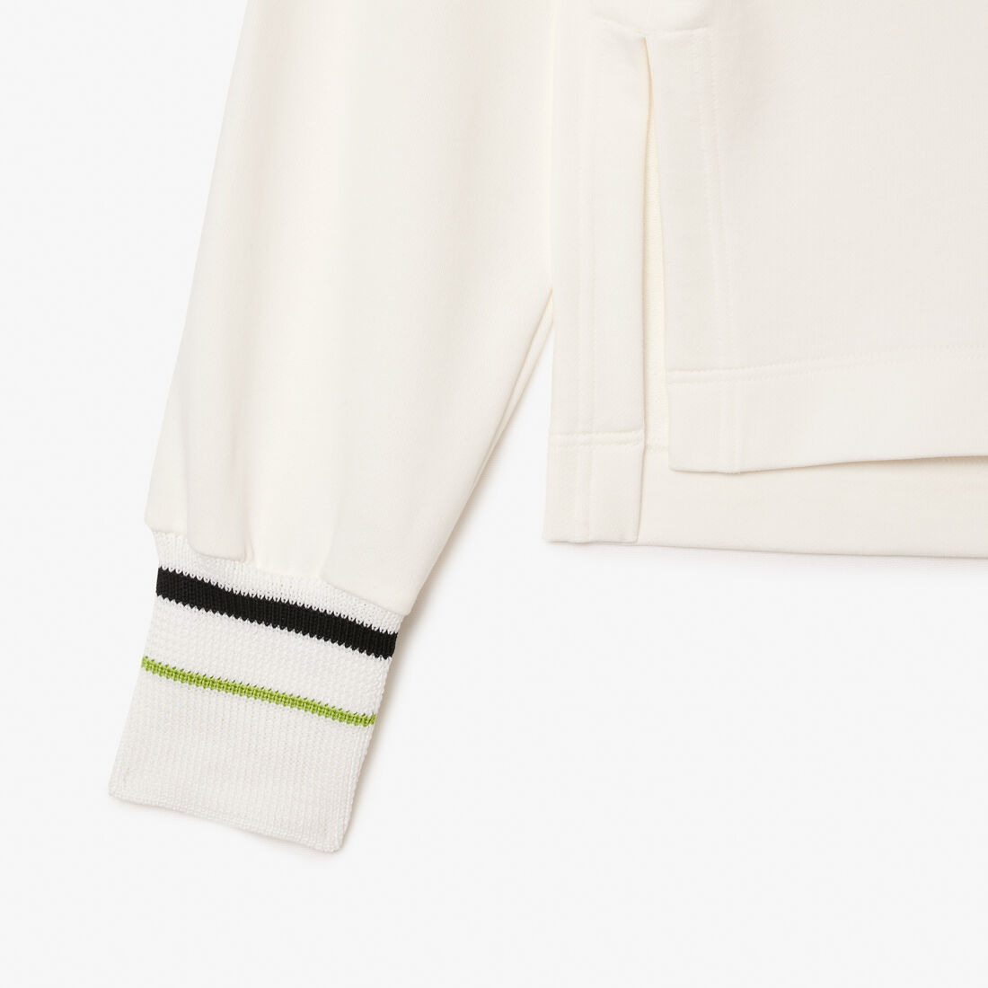 Женская кофта LACOSTE Knitwear (бело-черно-желтая) — фото 6