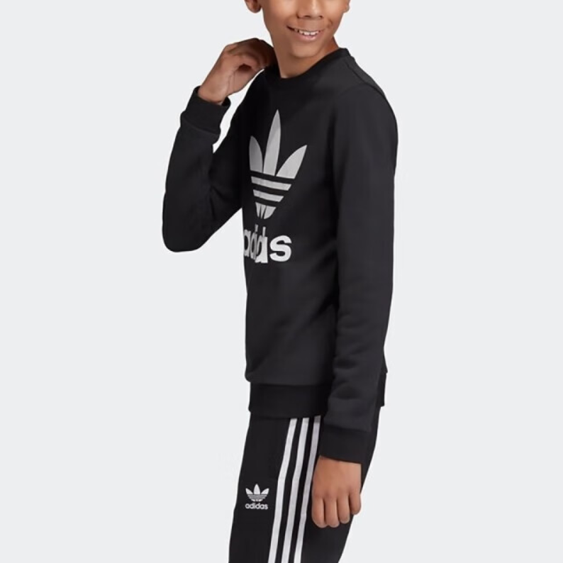 Детская худи adidas originals (черная) — фото 4