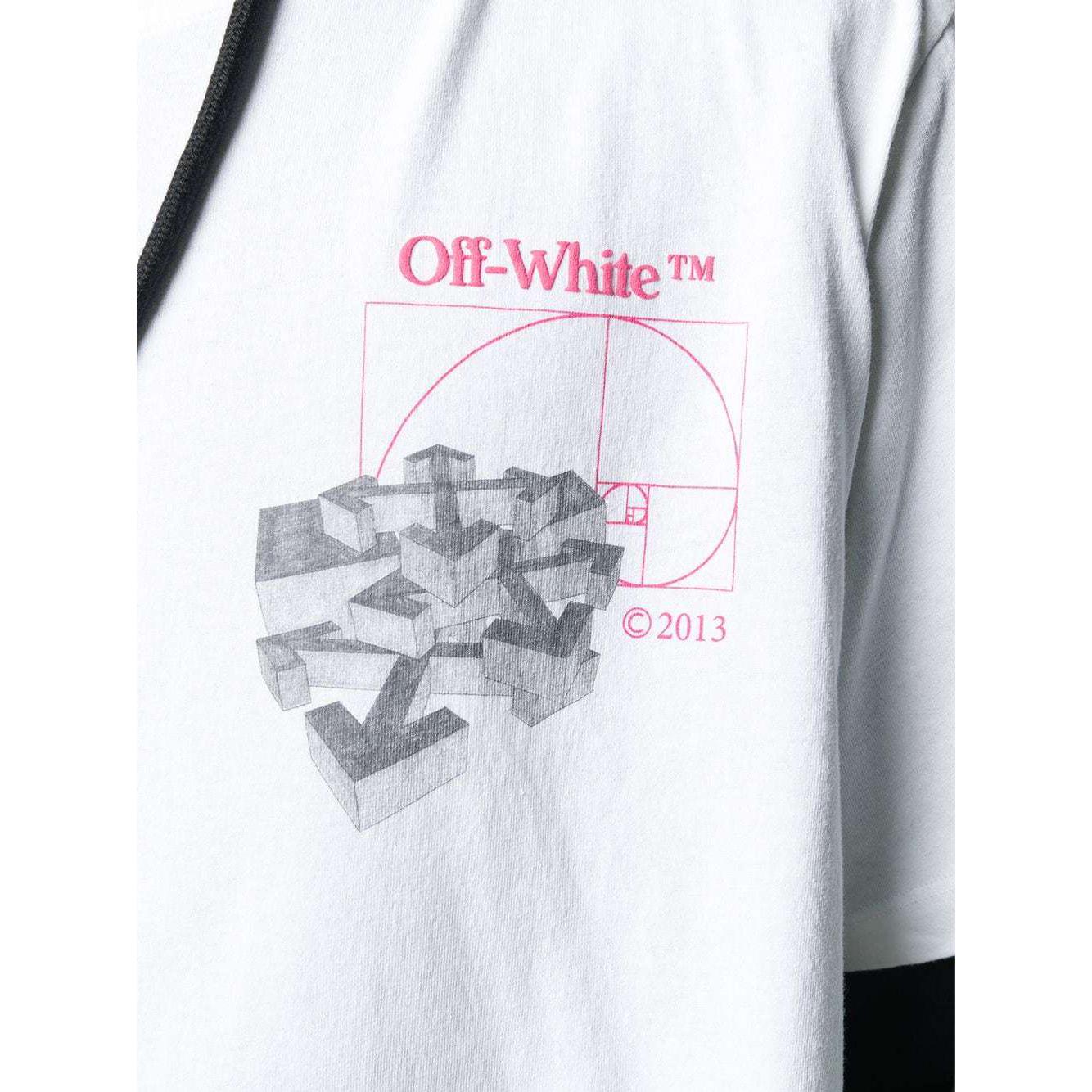 Мужское худи OFF-WHITE SS20 Double Sleeve (белое) — фото 6