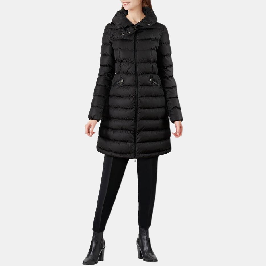 Женская куртка Moncler (черная) — фото 4