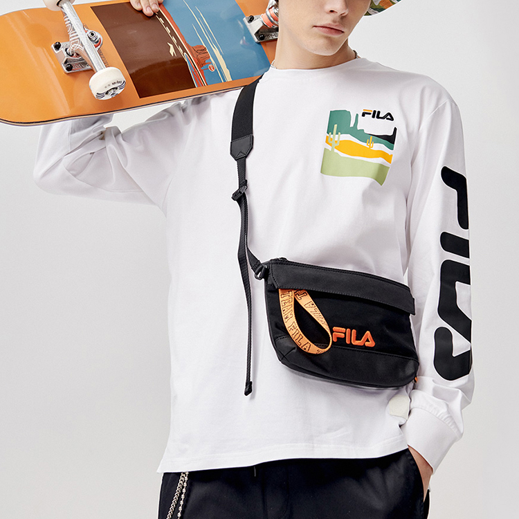 Мужская футболка Fila FUSION LOGOT (белая) — фото 3