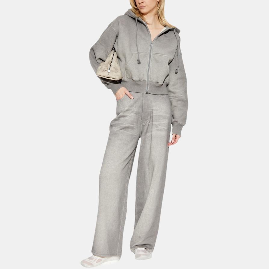 Женские штаны Acne Studios SS25 3D (серые) — фото 4