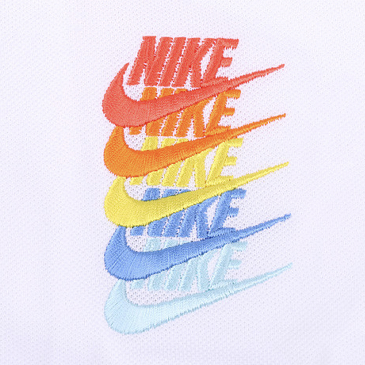 Мужская футболка поло Nike Sportswear (белая) — фото 6