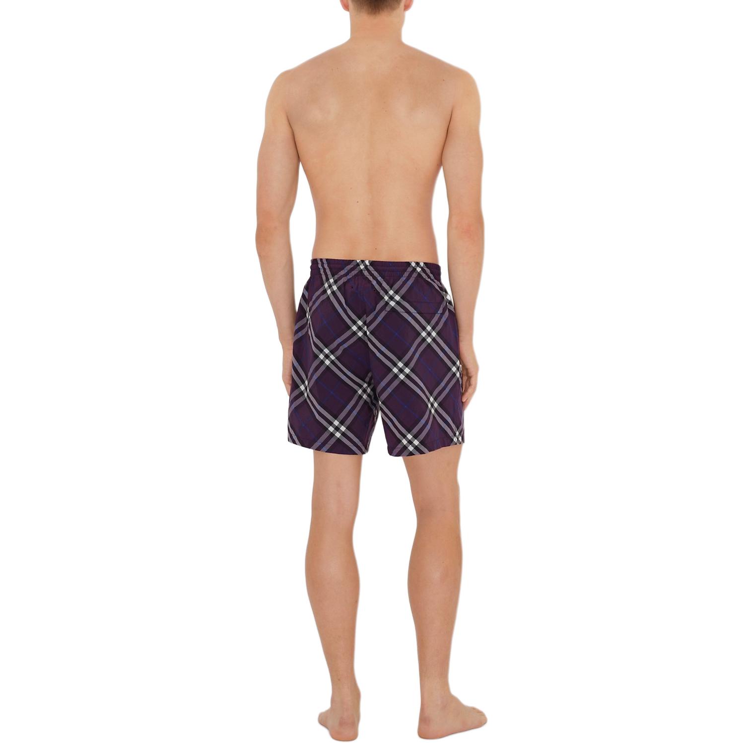 Burberry Check-print Swim Shorts
