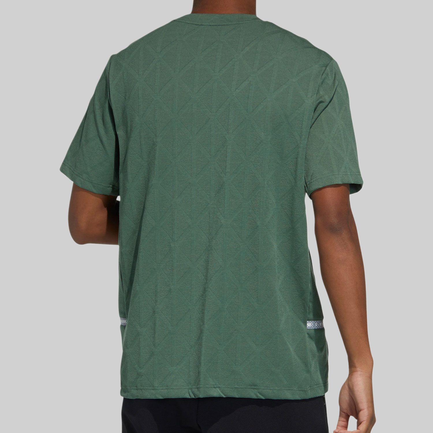 Футболка adidas Th Tee Techjaq (зеленая) — фото 3