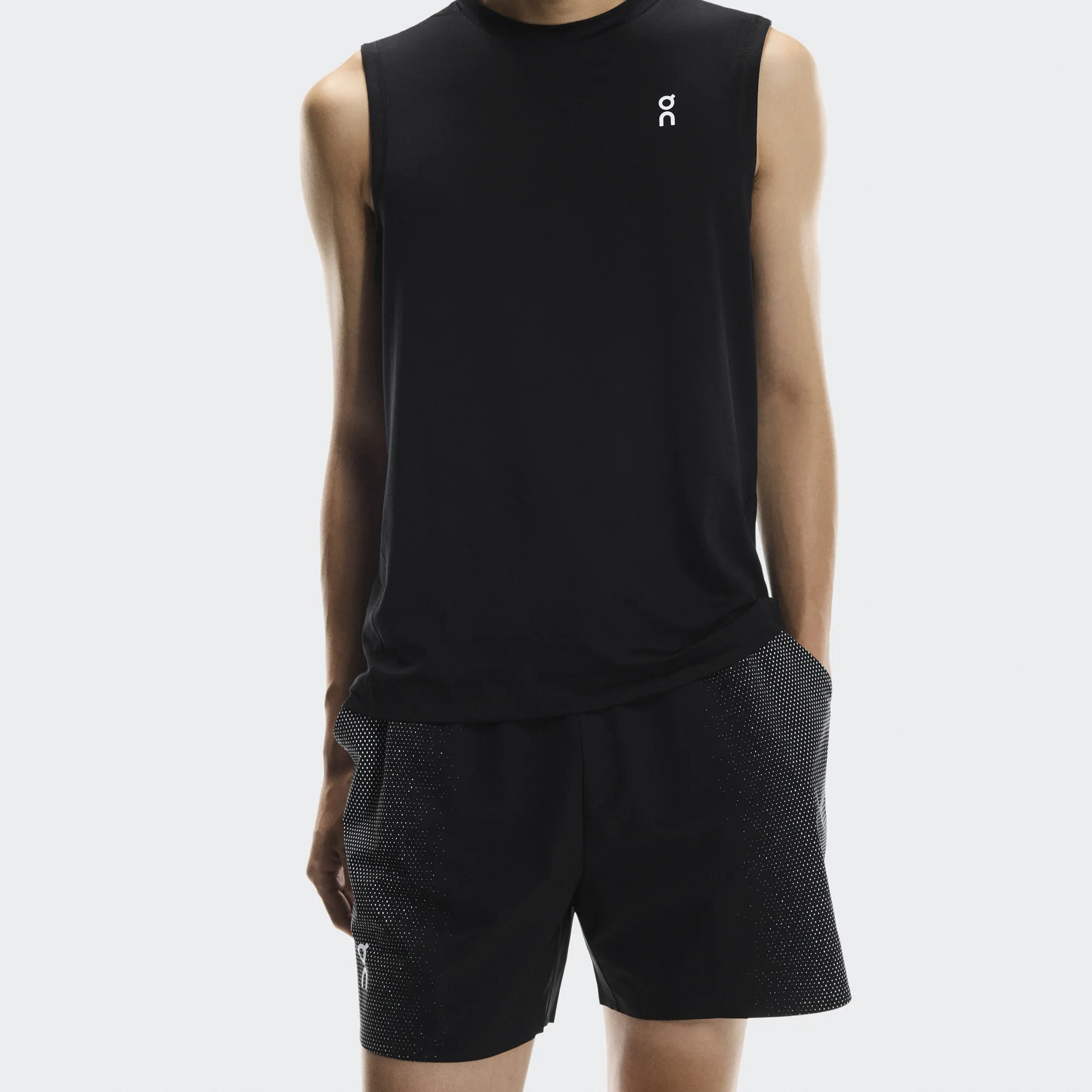 On Court Sports Shorts Men’s Black | Dark Gray Moderate
