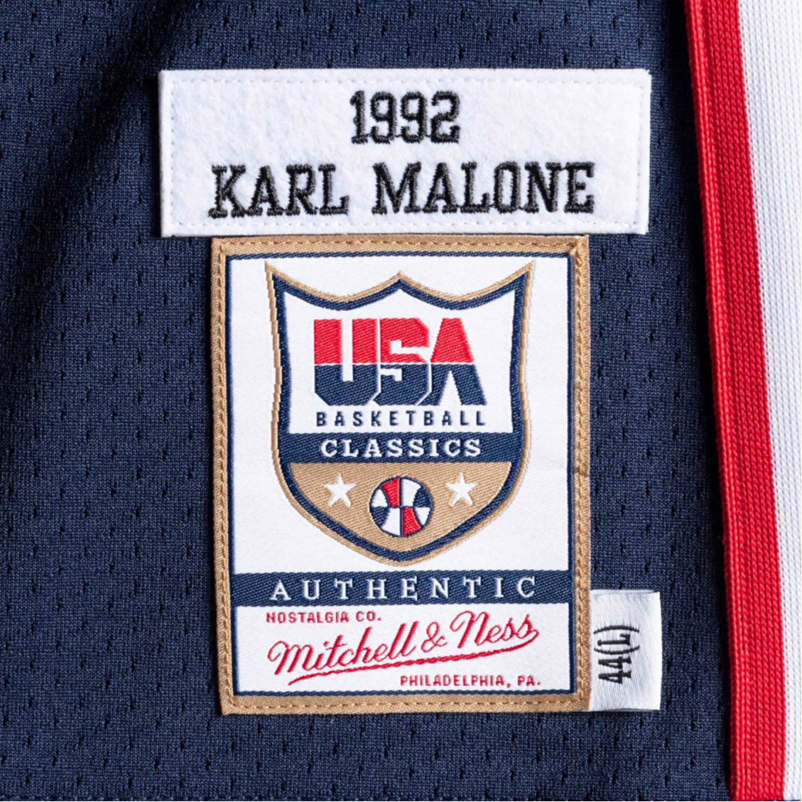 Mitchell Ness Authentic «Team Usa 1992 Karl Malone» jersey