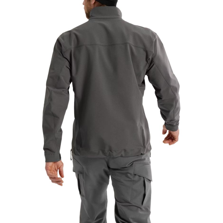Мужская куртка Arcteryx LEAF PATROL AR JACKET (серо-зеленая) — фото 9