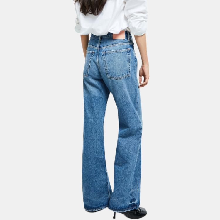 Женские джинсы Acne Studios 2021F (синие) — фото 3