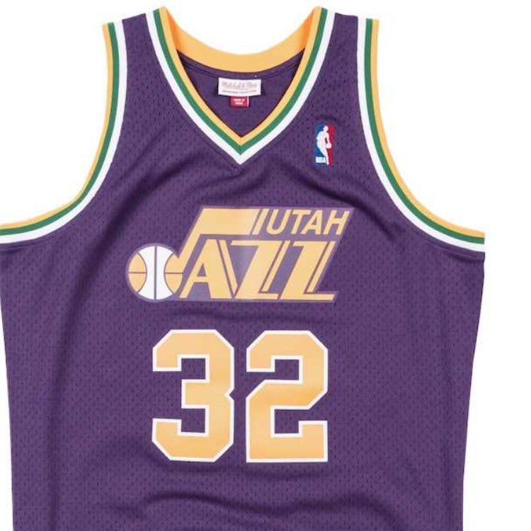 Mitchell Ness «NBA Utah Jazz 91 Karl Malone» Swingman jersey vest top