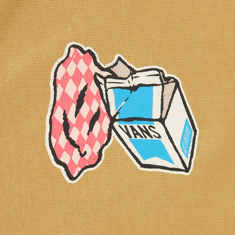 Мужская футболка Vans Milk Box (песочная) — фото 4