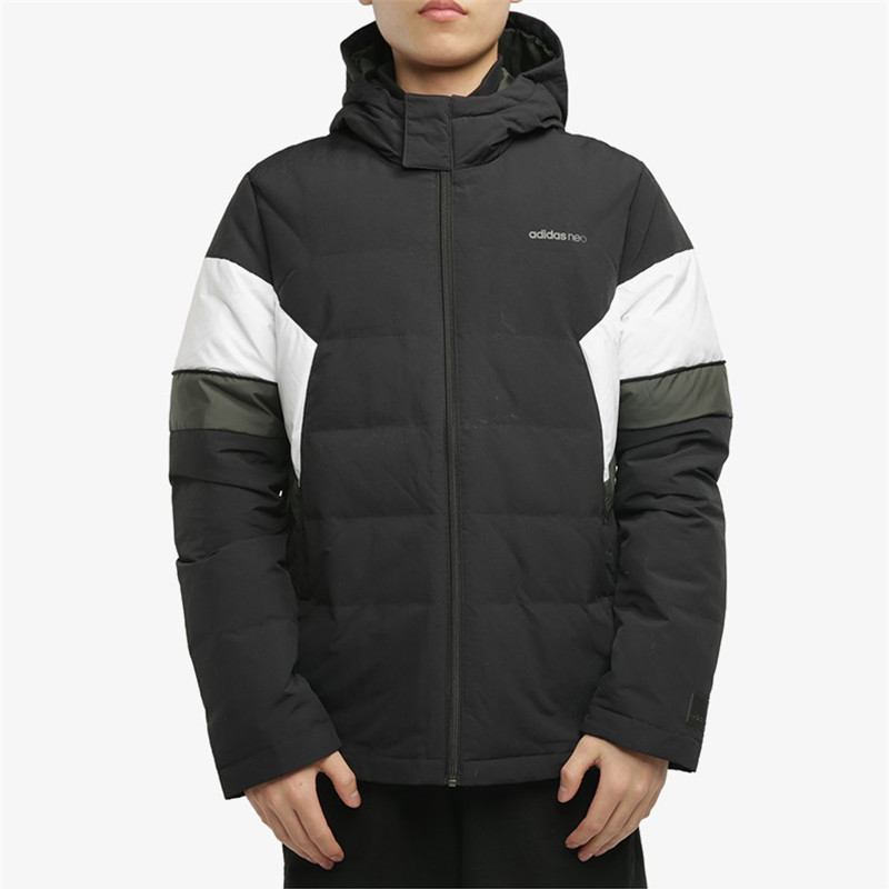 Мужская куртка adidas Neo Down Jacket (черная) — фото 4