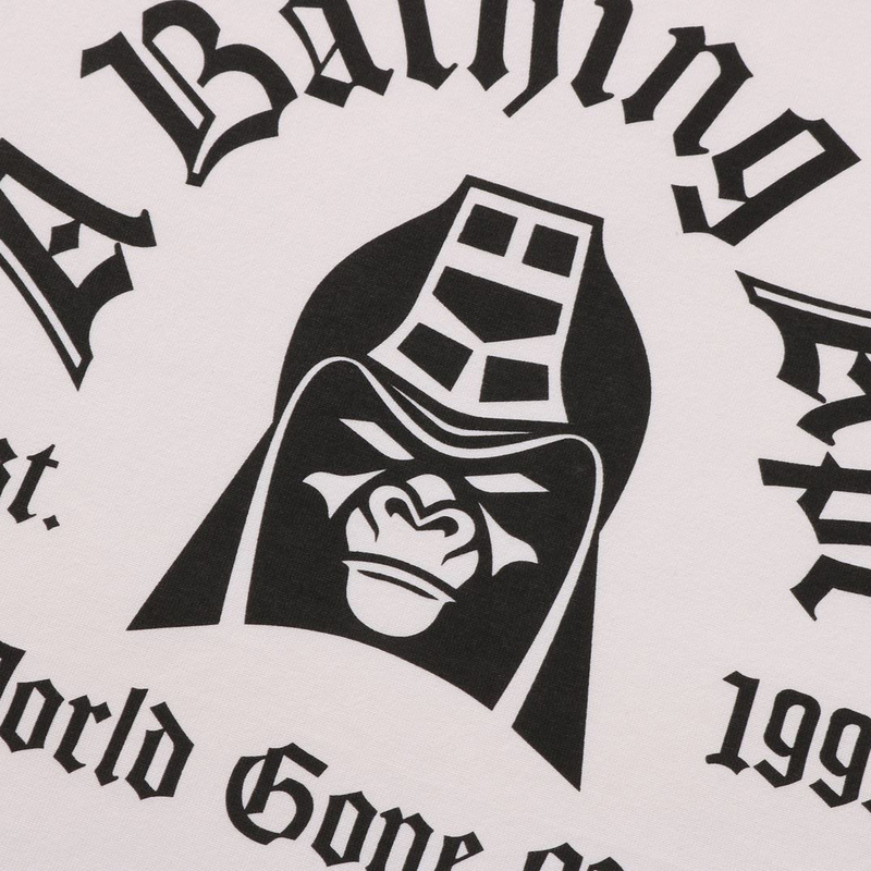 Мужская футболка A BATHING APE SS25 (белая) — фото 9