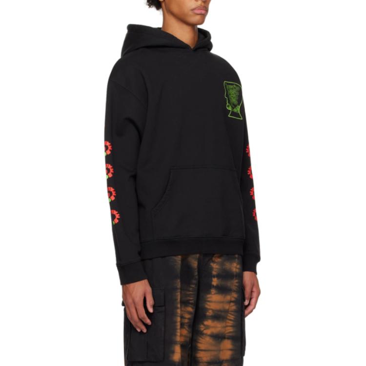Мужское худи Brain Dead SS23 Hoodie (черное) — фото 4