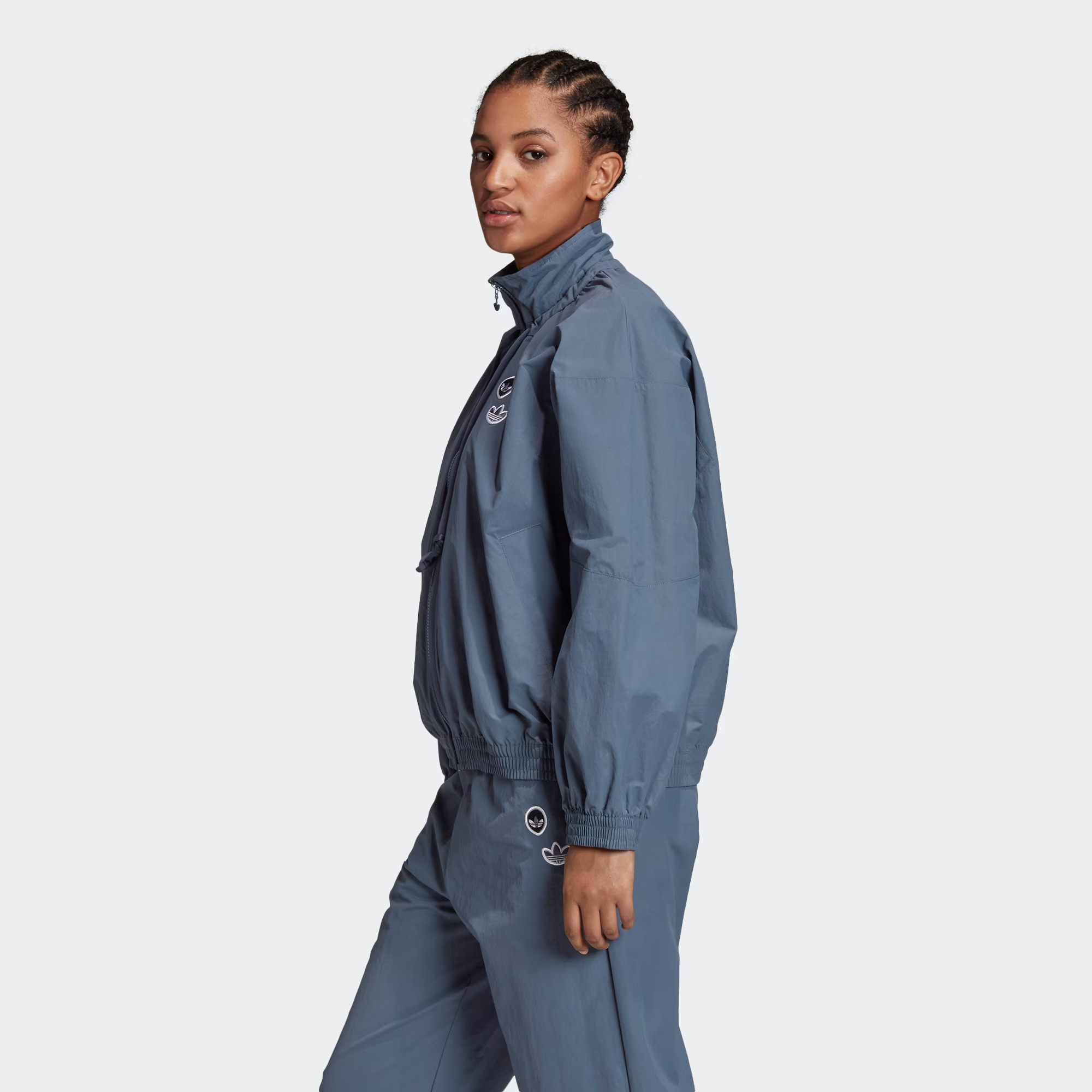 Женская куртка adidas originals TRACK TOP (черная) — фото 4