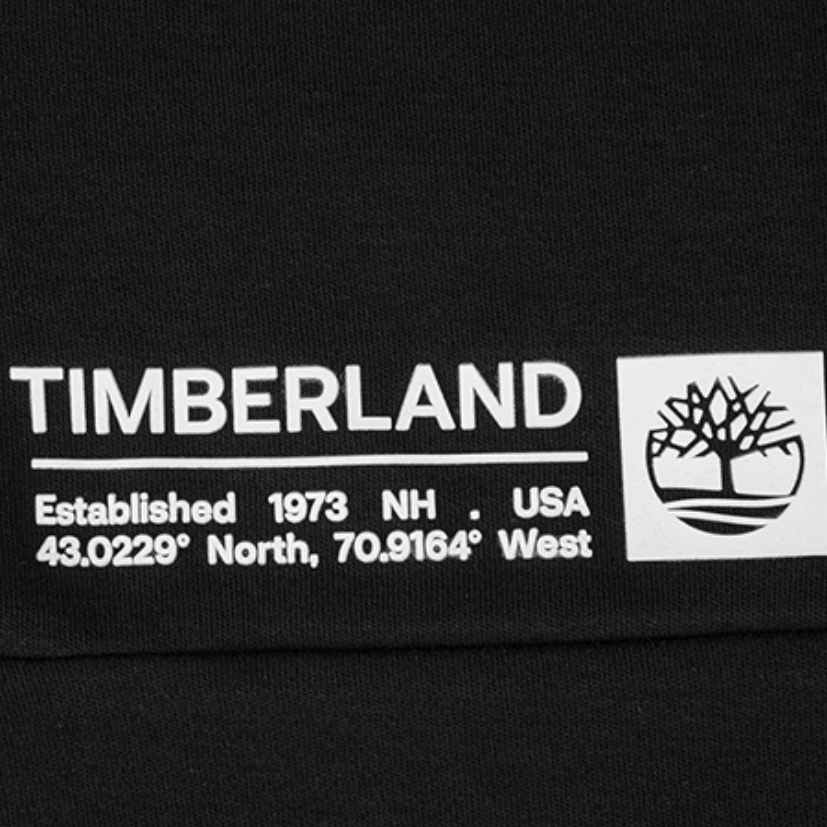 Мужская футболка Timberland Tee (черная) — фото 3