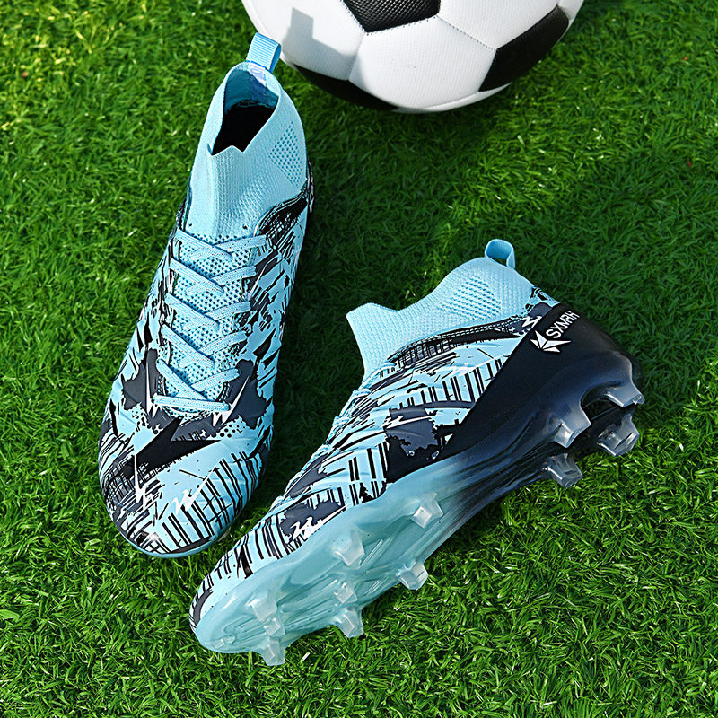 DOUBLE STAR 88 Abrasion Resistant Lightweight Wear resistant And Lightweight Soccer Shoes Unisex Blue