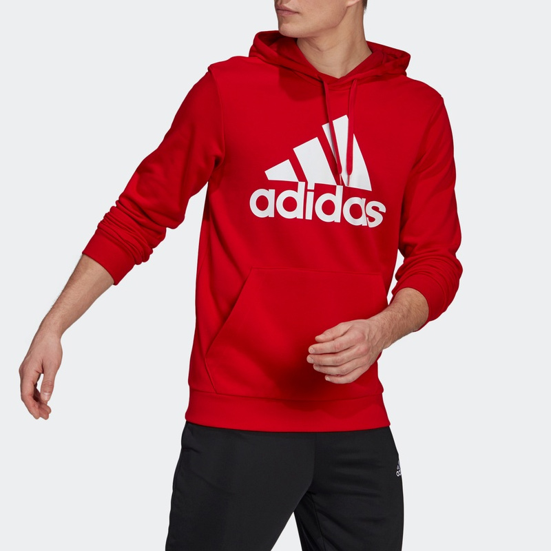 Мужские худи adidas logo (красный) — фото 5