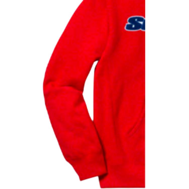 Худи Supreme Chenille Hooded Sweatshirt (красный) — фото 2