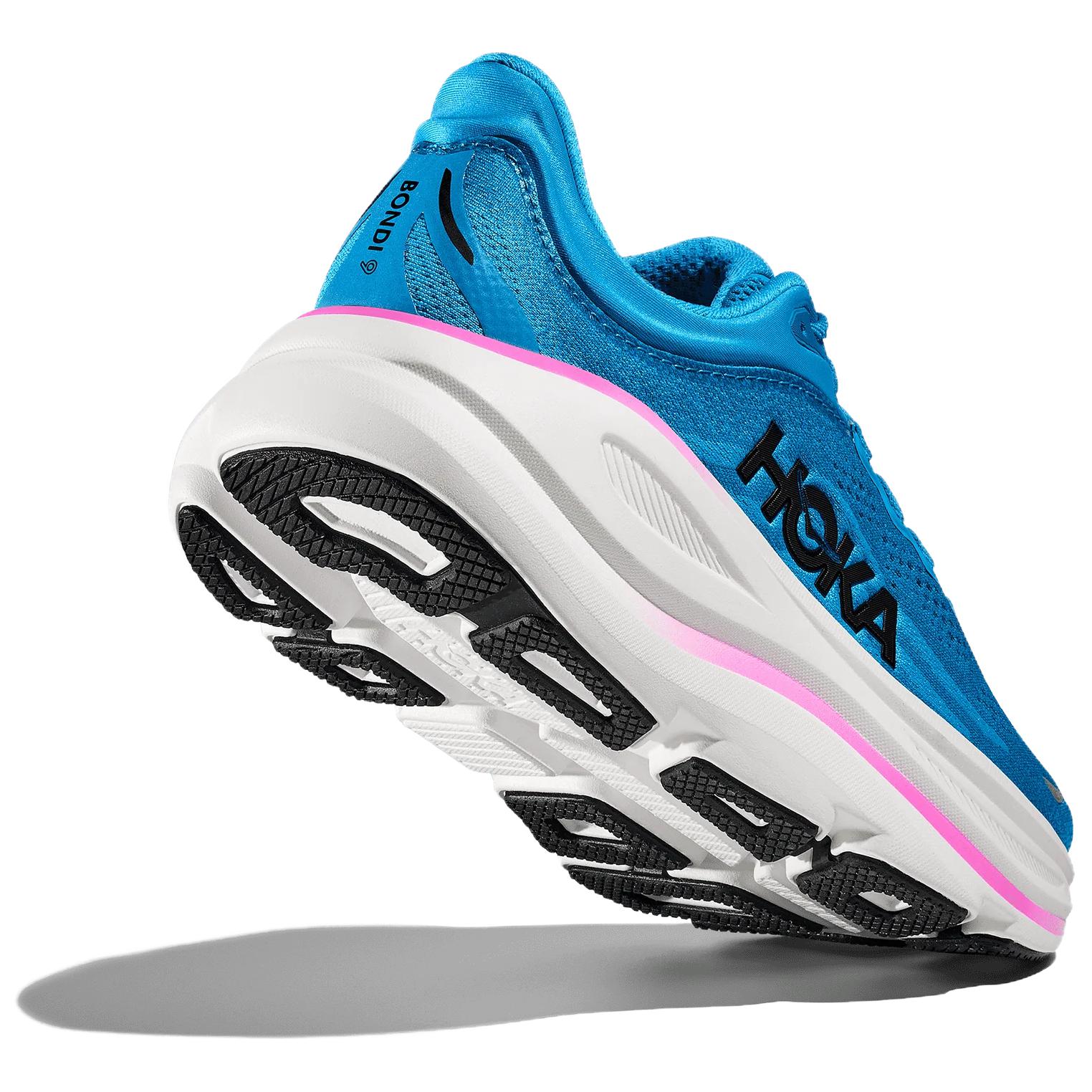 HOKA ONE ONE Bondi 9 Skyward Blue Neon Fuchsia Women’s