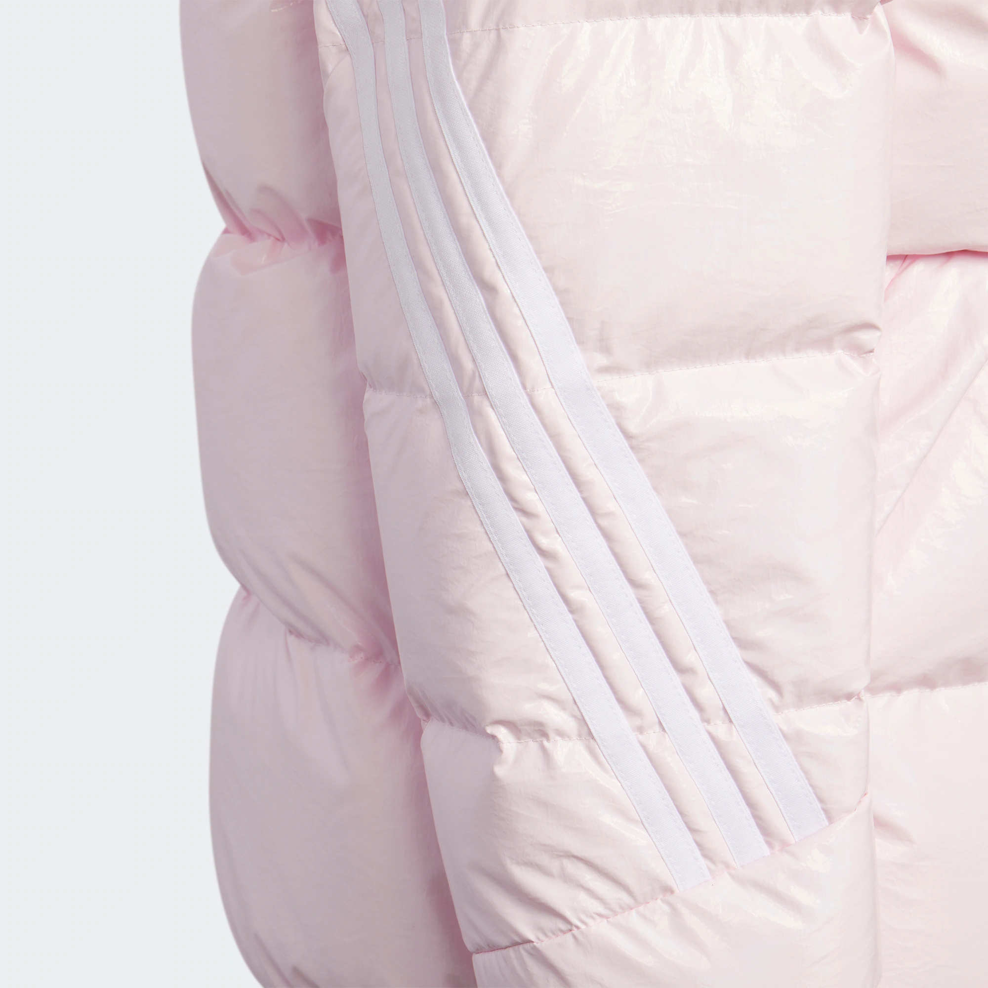 Куртка adidas Yk Metalic Down (розовая) — фото 4