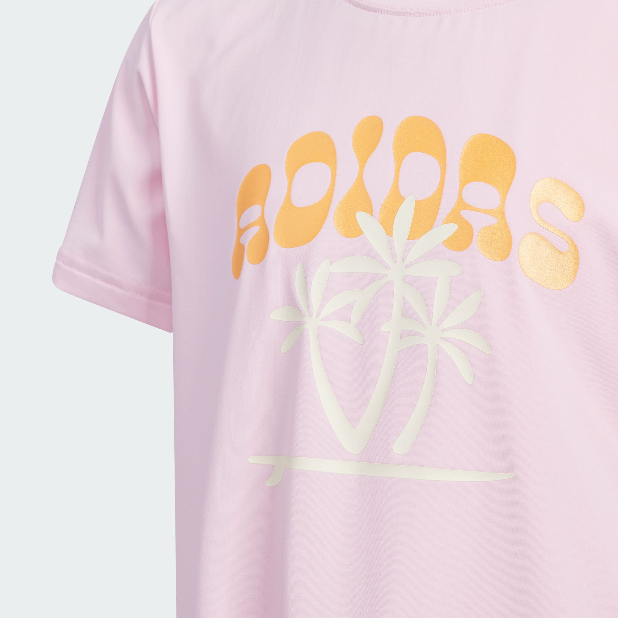 Детская футболка adidas ESSENTIALST (розовая) — фото 4