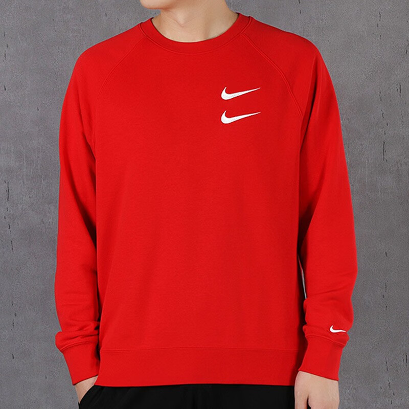 Мужское худи Nike Tee Black (красный) — фото 3