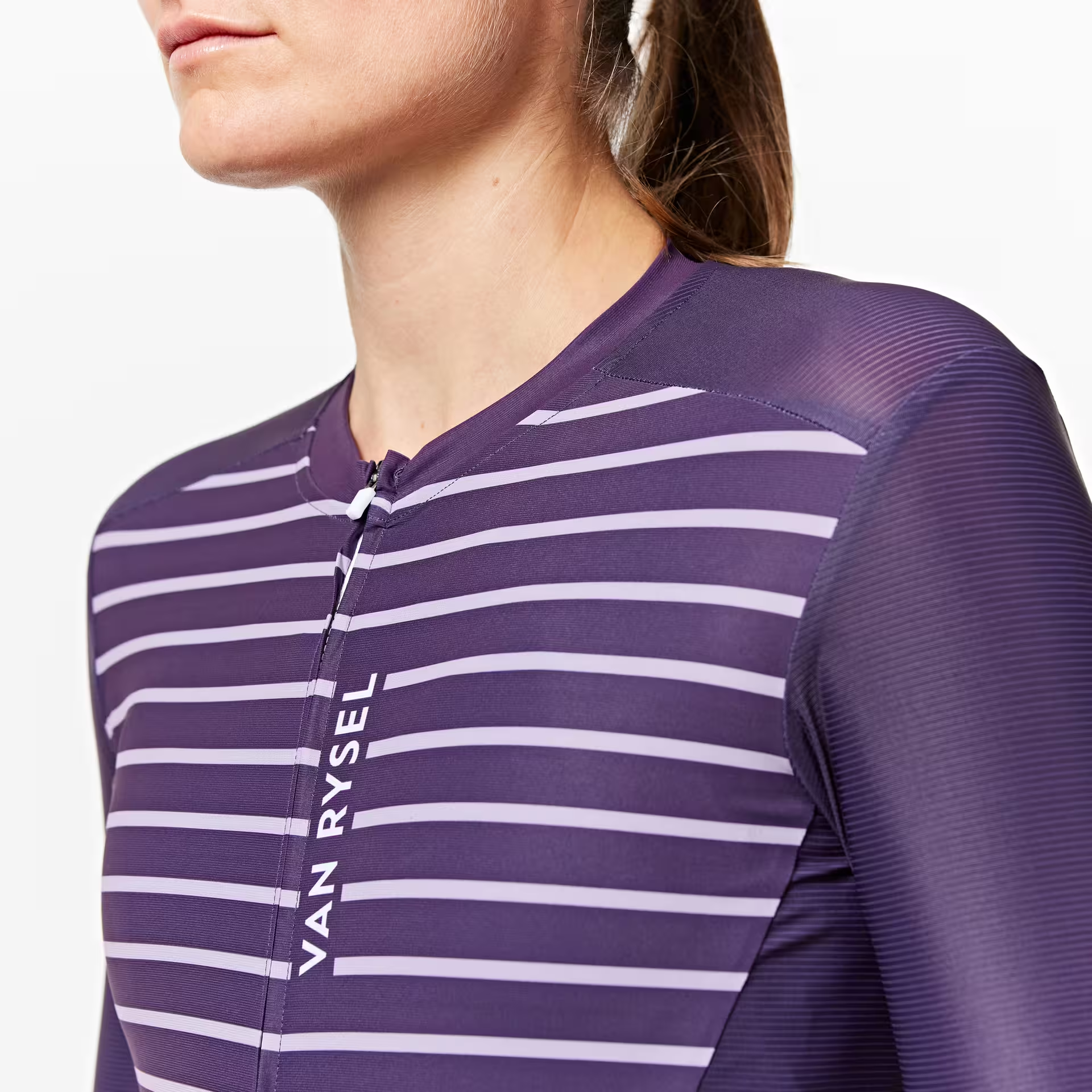 DECATHLON VAN RYSEL Racer 2 Cycling Clothing Unisex Deep Eggplant Purple