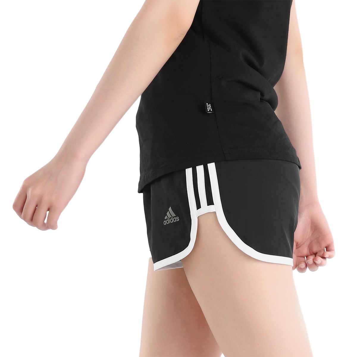 Женские шорты adidas M20 Short W (черно-белые) — фото 6