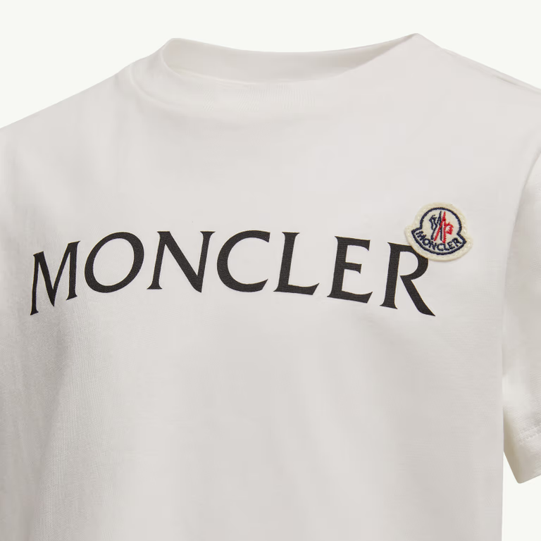 Футболка Moncler (белый) — фото 3