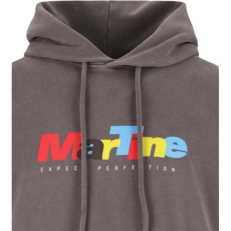 Мужское худи Martine Rose SS26 Logo (синее) — фото 3