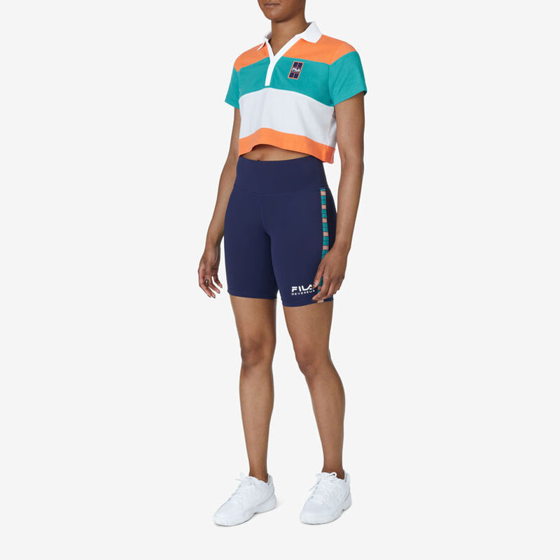 FILA Sports Shorts Women’s Dark Blue Moderate Tight Pants