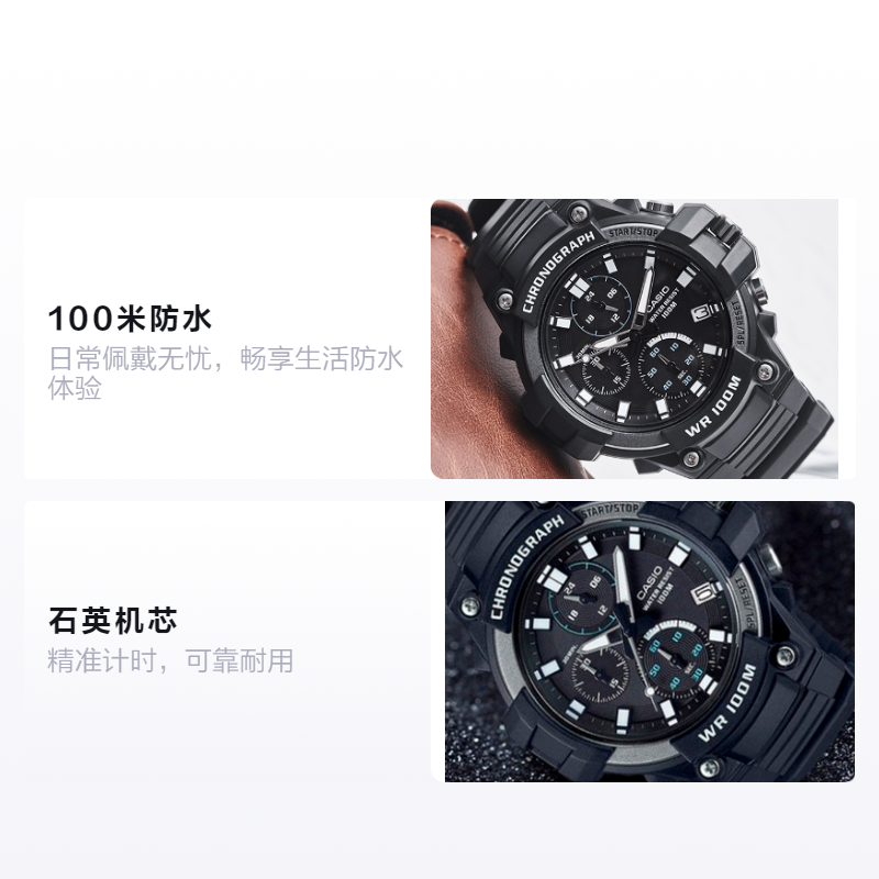 Мужские часы Casio Standard (черные) — фото 2