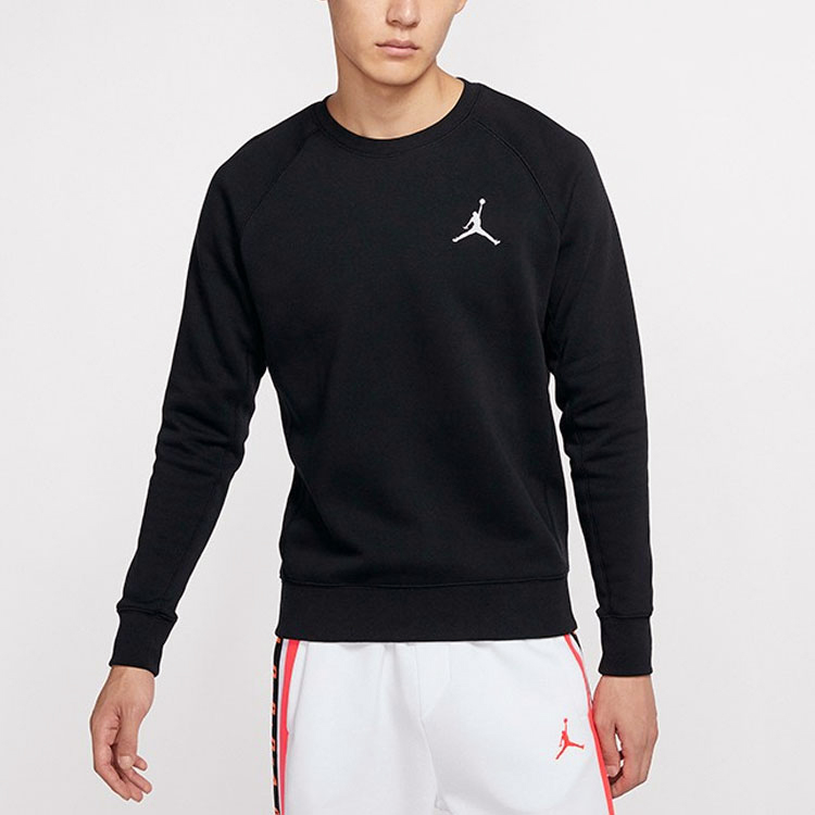 Мужской свитшот Jordan Air Fleece (черный) — фото 3