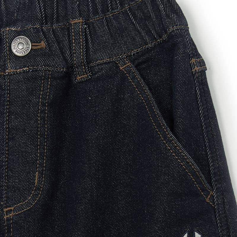 Детские джинсы MLB Kids Jeans (синие) — фото 4