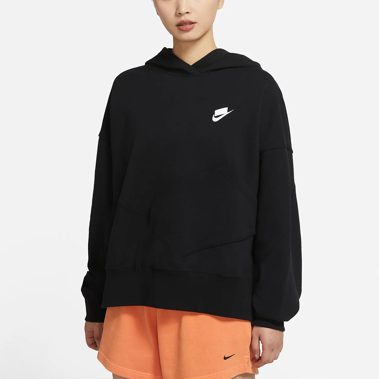 Женское худи Nike (черное) — фото 3
