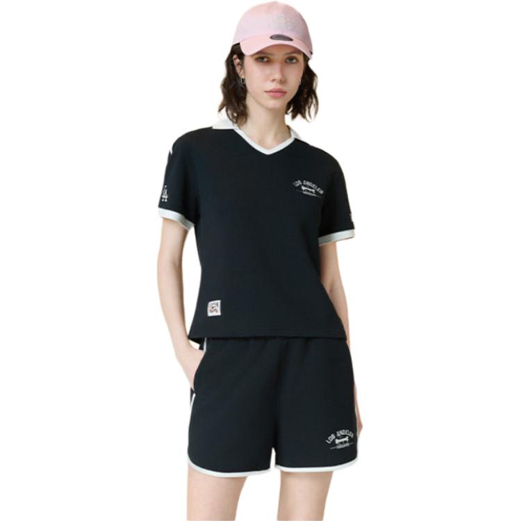 Женская футболка-поло New Era SS26 (белая) — Черный — фото 4