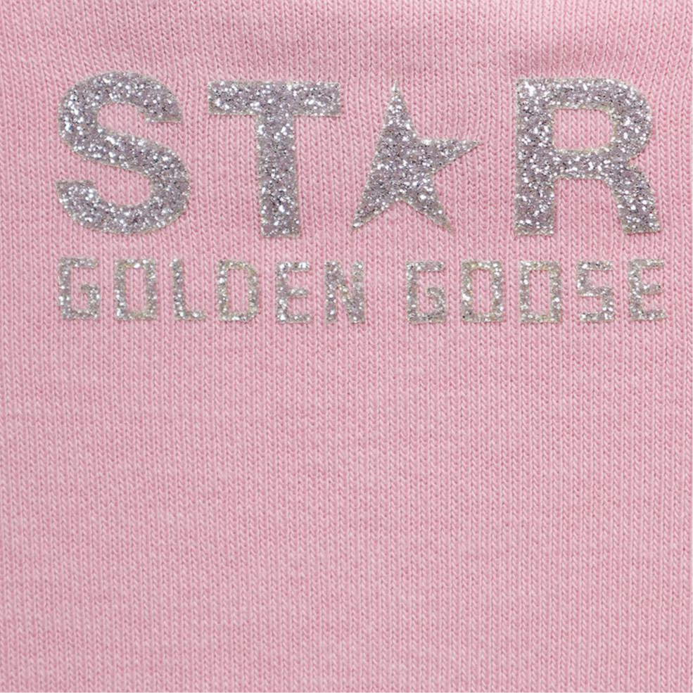 Женский свитшот Golden Goose Golden Goose FW22 Logo (светлый) — фото 4