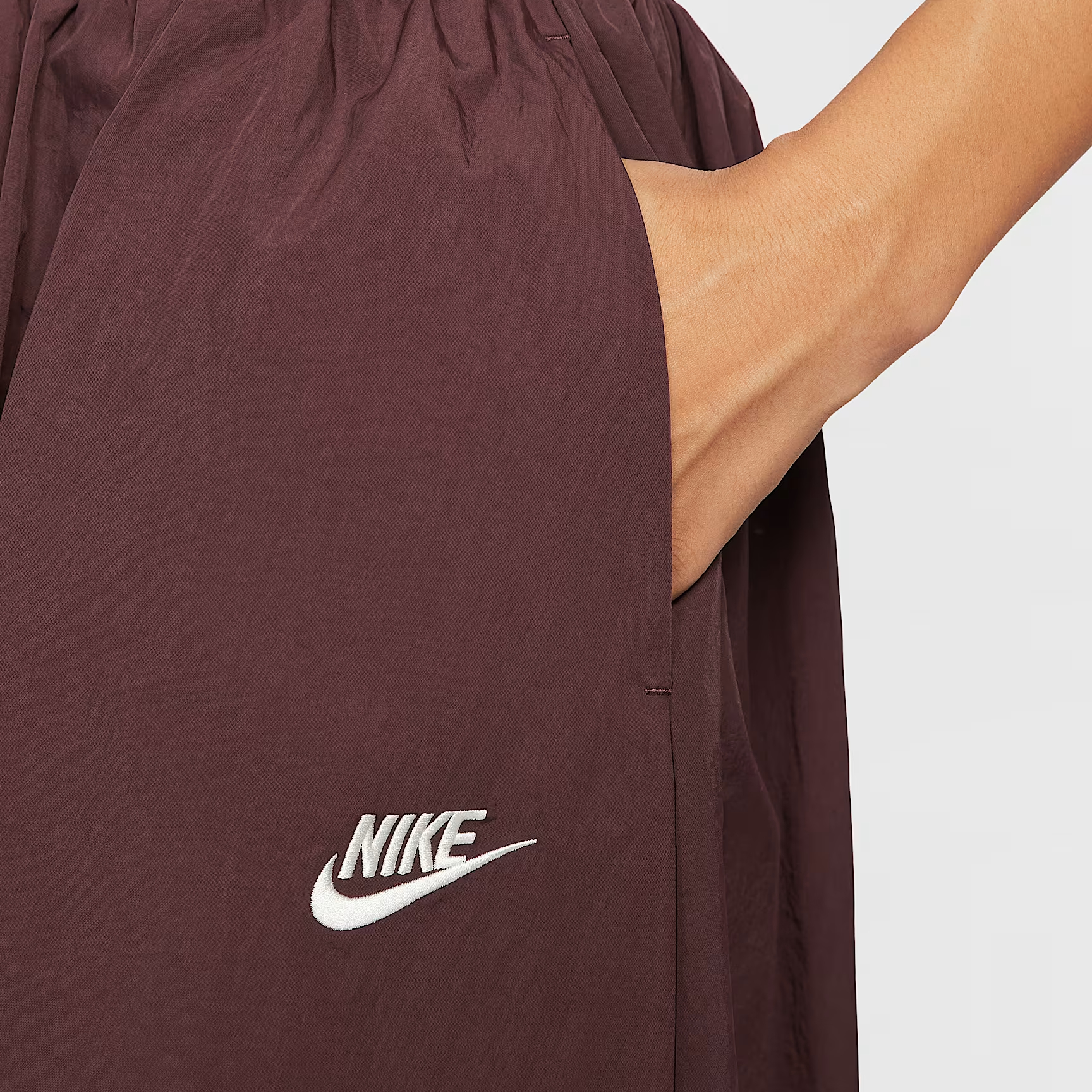 Женская юбка Nike Sportswear Windrunner (розовая) — фото 4