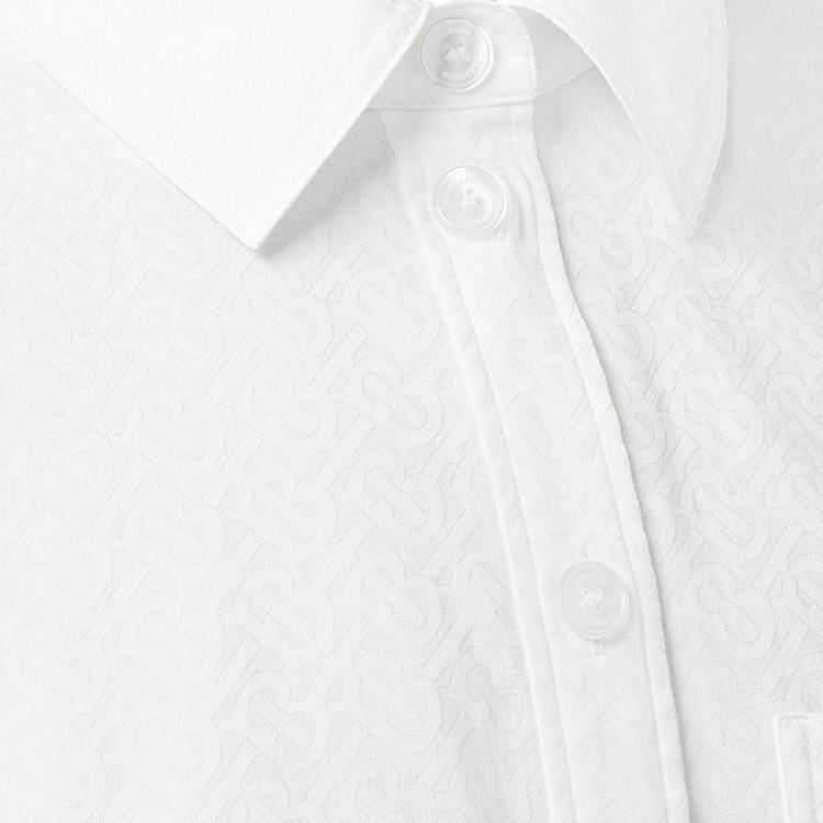 Женская рубашка Burberry (белая) — фото 6