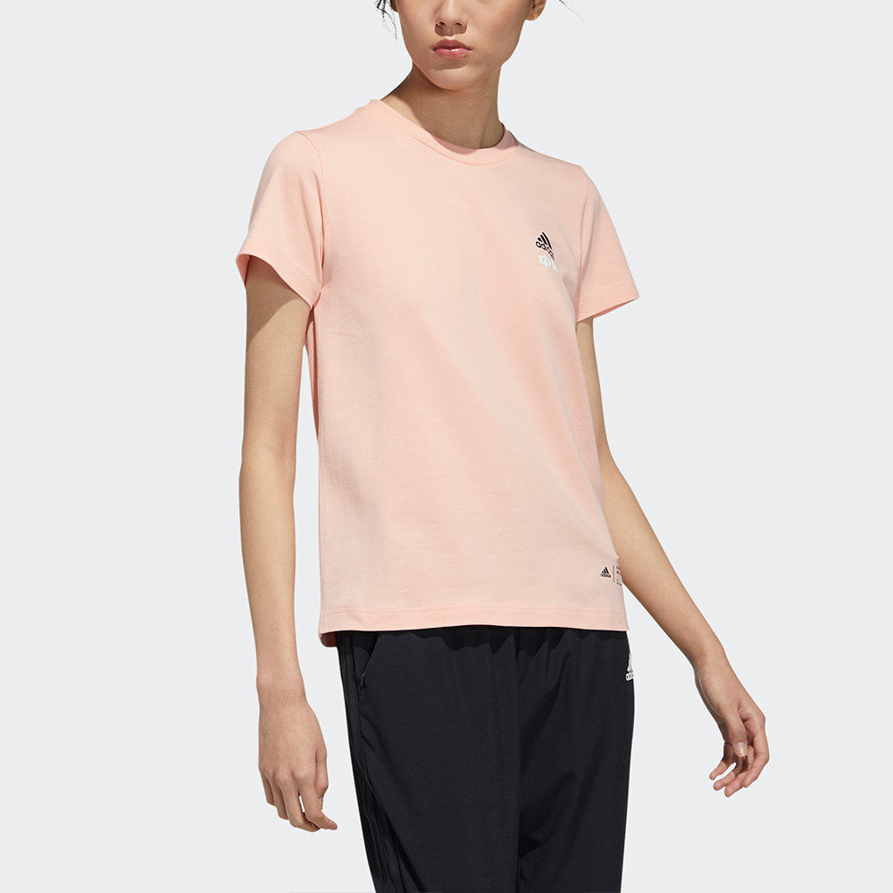 Женская футболка adidas China Tee W 2 (розовая) — фото 2